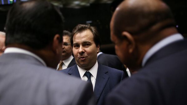 Rodrigo Maia, nuevo presidente de la Cámara de Diputados de Brasil - Sputnik Mundo