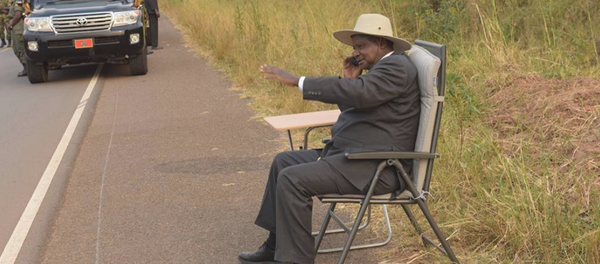 Yoweri Museveni, presidente de Uganda - Sputnik Mundo