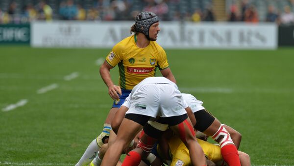 Un partido de rugby, foto referencial - Sputnik Mundo