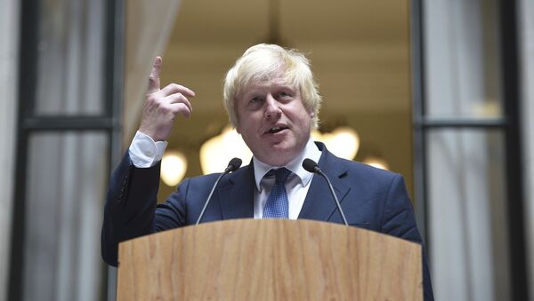 Boris Johnson, ministro de Asuntos Exteriores del Reino Unido - Sputnik Mundo