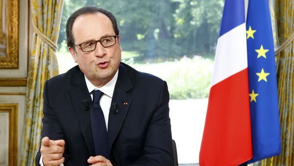 François Hollande, presidente de Francia - Sputnik Mundo