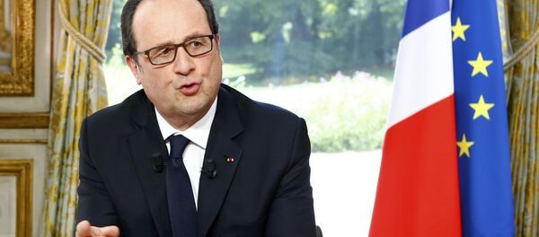 François Hollande, presidente de Francia - Sputnik Mundo