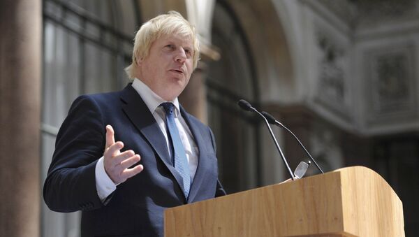 Boris Johnson, ministro británico de Exteriores - Sputnik Mundo