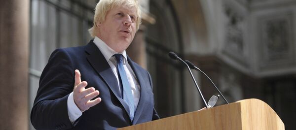 Boris Johnson, ministro británico de Exteriores - Sputnik Mundo