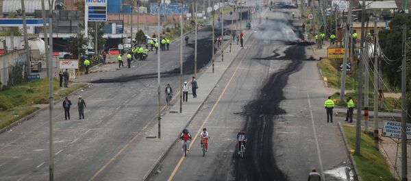 Paro camionero en Colombia - Sputnik Mundo