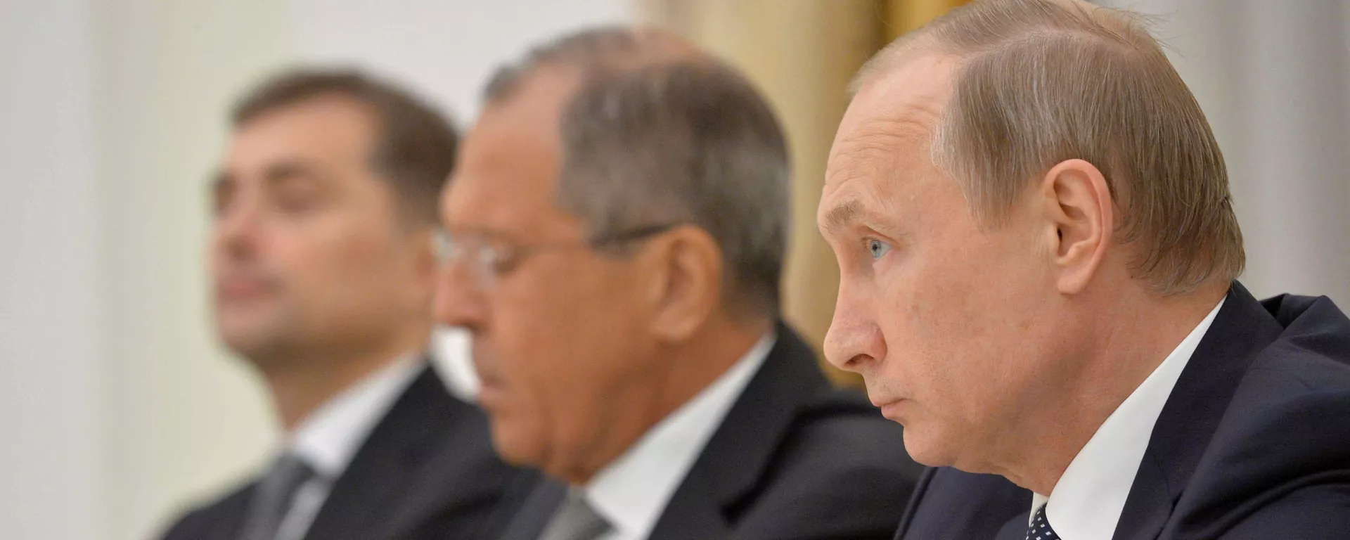 El presidente de Rusia, Vladimir Putin, y ministro de Exteriores de Rusia, Serguéi Lavrov El presidente de Rusia, Vladimir Putin, y ministro de Exteriores de Rusia, Serguéi Lavrov - Sputnik Mundo, 1920, 25.02.2022