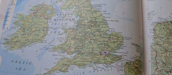 El mapa del Reino Unido - Sputnik Mundo