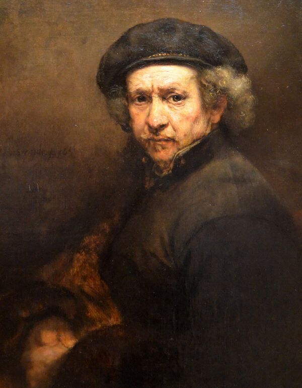 Rembrandt, autorretrato, óleo de 1659 - Sputnik Mundo