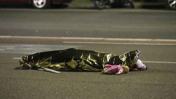 Víctima del atentado en Niza - Sputnik Mundo