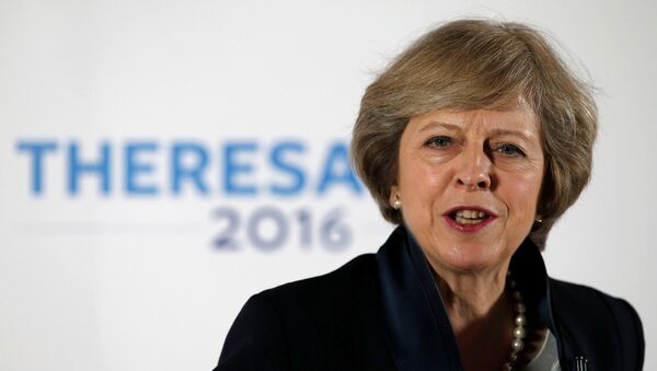 Theresa May, primera ministra británica (archivo) - Sputnik Mundo