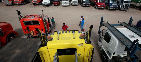 El paro camionero en Colombia - Sputnik Mundo
