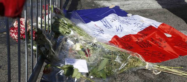El homenaje a las víctimas del atentado de Niza - Sputnik Mundo