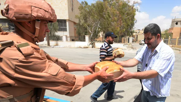 Ayuda humanitaria para Siria de Rusia (archivo) - Sputnik Mundo