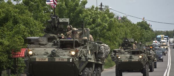 Veículos armados de EEUU - Sputnik Mundo