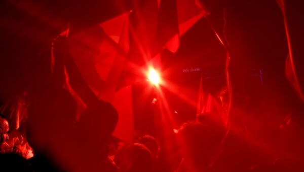 Los partidarios del Gobierno turco - Sputnik Mundo