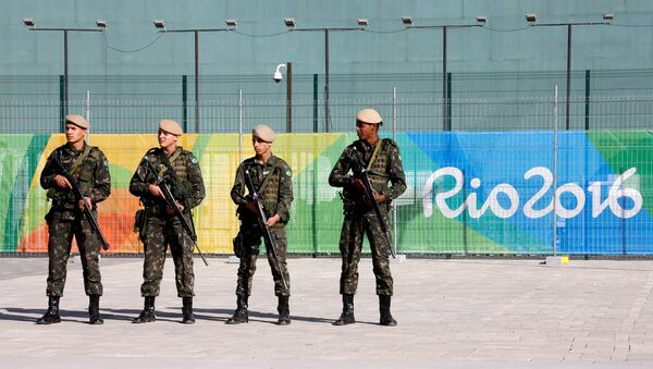 Policías brasileños - Sputnik Mundo