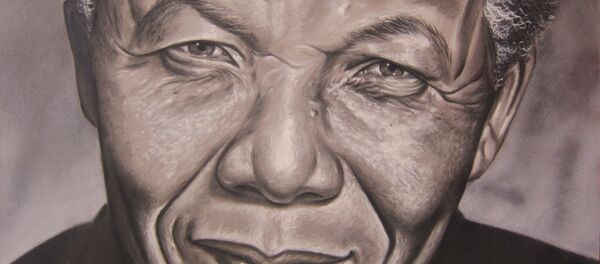 Retrato de Nelson Mandela - Sputnik Mundo