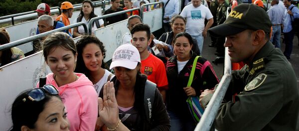 Frontera entre Venezuela y Colombia - Sputnik Mundo