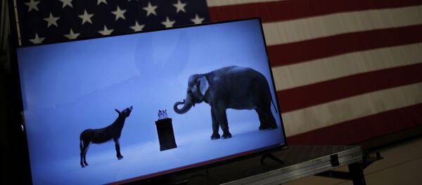 Símbolos de los partidos políticos de EEUU - Sputnik Mundo