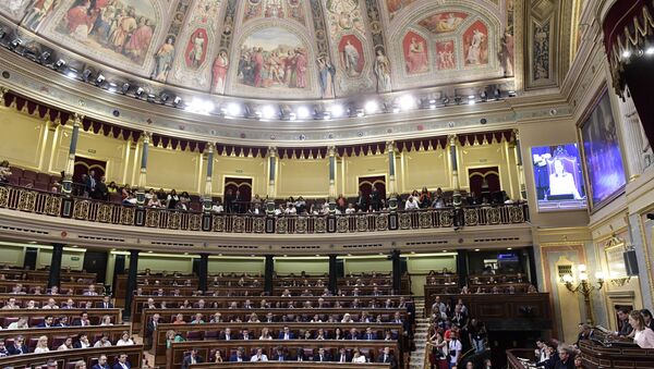 La vista general del Congreso español  - Sputnik Mundo