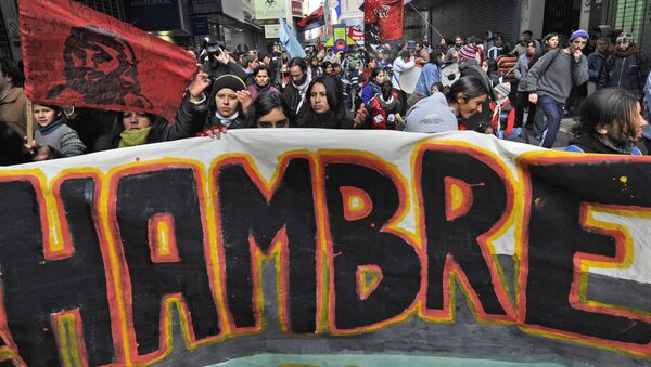 Protesta en Buenos Aires - Sputnik Mundo