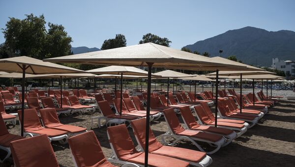Uno de los balnearios turcos Uno de los balnearios turcos - Sputnik Mundo