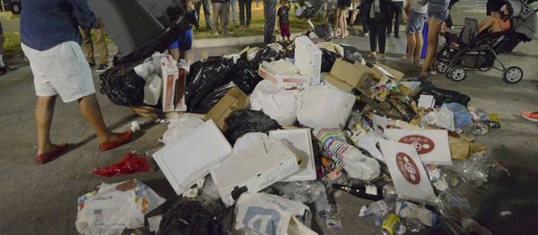 El lugar del asesinato del terrorista de Niza en el paseo de los Ingleses - Sputnik Mundo