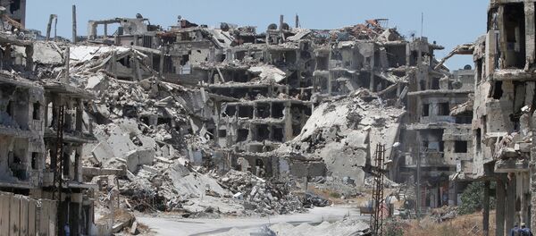 Consecuencias de los bombardeos en Siria - Sputnik Mundo