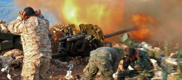 Militares sirios en la provincia de Latakia - Sputnik Mundo