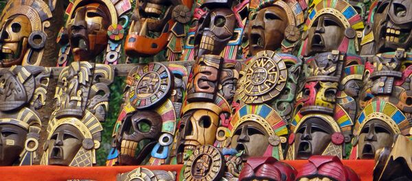 Las máscaras turísticas, México - Sputnik Mundo