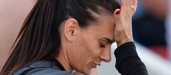 Elena Isinbáyeva, doble campeona olímpica de salto con pértiga y plusmarquista mundial - Sputnik Mundo