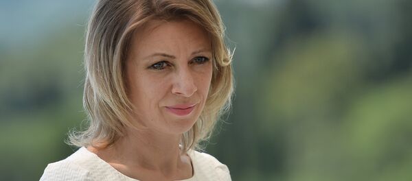 María Zajárova, portavoz del Ministerio de Exteriores de Rusia - Sputnik Mundo