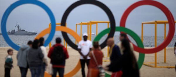 Los aros olímpicos en Río de Janeiro - Sputnik Mundo