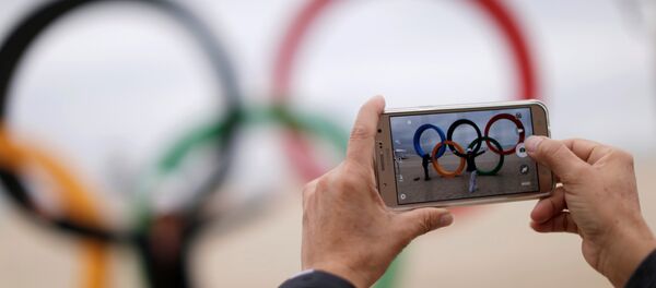 Los aros olímpicos en Río de Janeiro - Sputnik Mundo