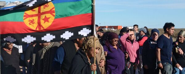 Protestas de la comunidad mapuche (archivo) - Sputnik Mundo