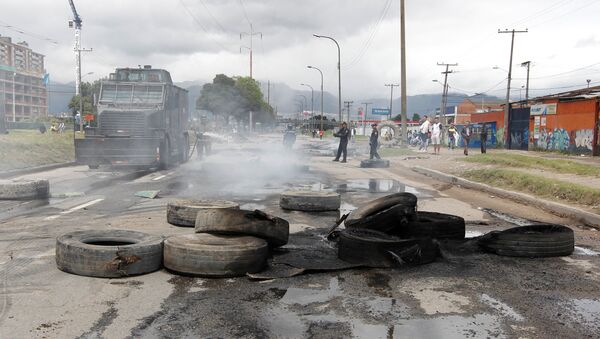Paro camionero en Colombia - Sputnik Mundo