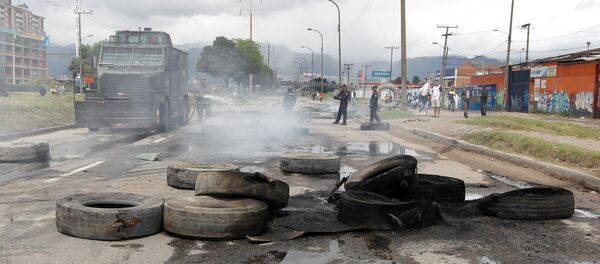 Paro camionero en Colombia Paro camionero en Colombia - Sputnik Mundo