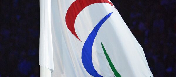 Bandera con el logo de Comité Paralímpico Internacional - Sputnik Mundo