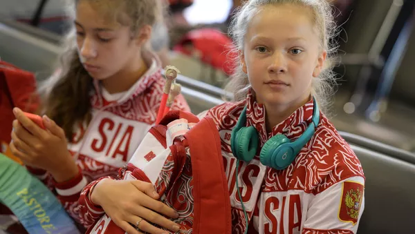 Atleta rusa de gimnasia artistica Daria Dúbova - Sputnik Mundo