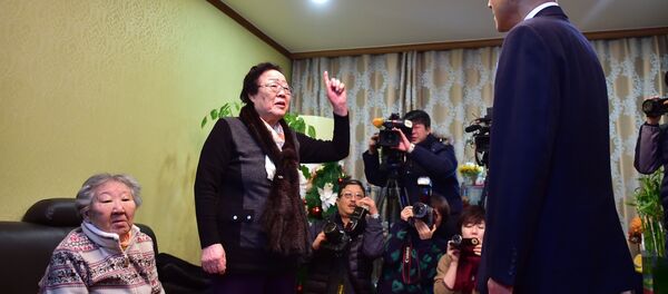 Las últimas mujeres de consuelo protestan contra el acuerdo firmado entre Japón y Corea del Sur - Sputnik Mundo