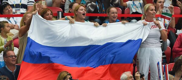 Hinchas rusos - Sputnik Mundo
