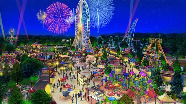 Así lucirá el Eco-Parque de Diversiones de la compañía Fond Yug. Así lucirá el Eco-Parque de Diversiones de la compañía Fond Yug. - Sputnik Mundo