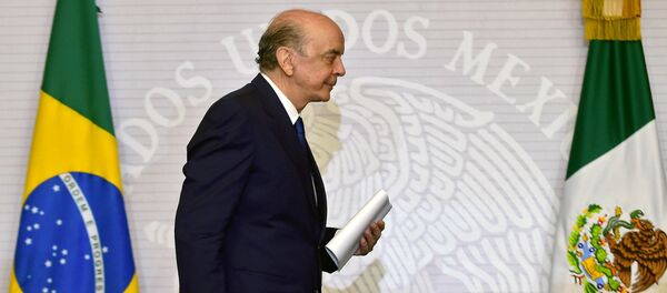 José Serra, ministro de Relaciones Exteriores de Brasil - Sputnik Mundo