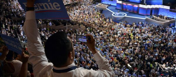 La convención del Partido Demócrata en Filadelfia La convención del Partido Demócrata en Filadelfia - Sputnik Mundo