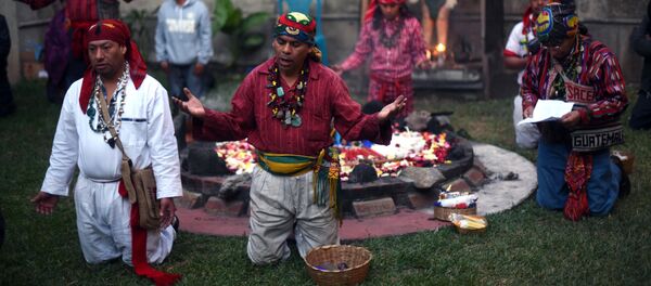 La celebración de Año Nuevo por los mayas - Sputnik Mundo