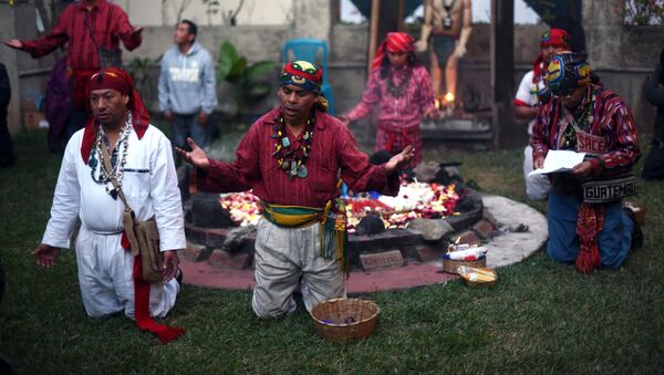 La celebración de Año Nuevo por los mayas - Sputnik Mundo