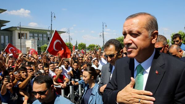 Recep Tayyip Erdogan, presidente de Turquía - Sputnik Mundo