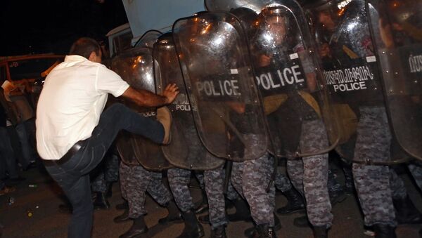 Manifestación en Ereván - Sputnik Mundo