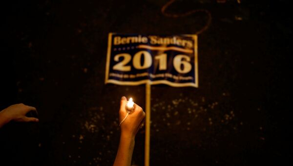 Partidarios de Bernie Sanders - Sputnik Mundo