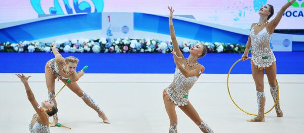 Художественная гимнастика. Этап Кубка мира. Третий день - Sputnik Mundo